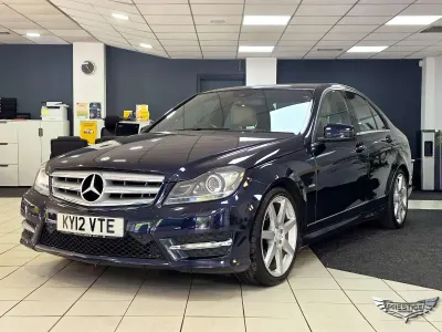 Used Mercedes C220 2012 Blue Sedan