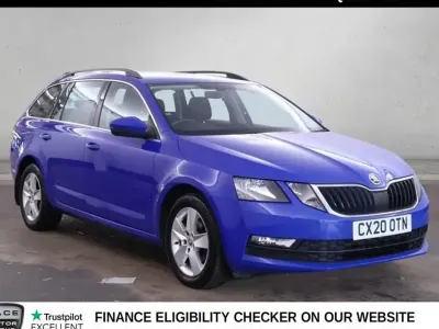 Begagnad Skoda Octavia SE Technology 115 HK (84 kW) 2020 Blå Kombi