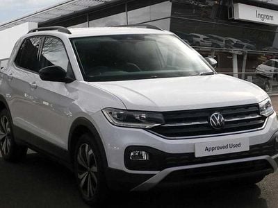 Used VW T-Cross Black Edition 95 HP (69 kW) 2023 White SUV