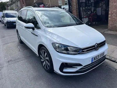 Used VW Touran R-line 150 HP (110 kW) 2021 White MPV