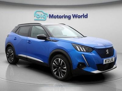 Used Peugeot e-2008 Premium 98 kW (134 HP) 2021 Blue SUV