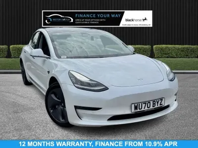 Usado Tesla Model 3 Long Range AWD 366 kW (498 CV) 2020 Blanco Berlina