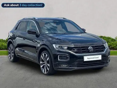 Used VW T-Roc R-line 150 HP (110 kW) 2021 Black SUV