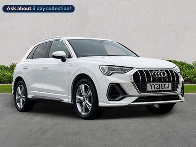 White Used 2021 Audi Q3 S-Line SUV | £23,999 (Fair price)