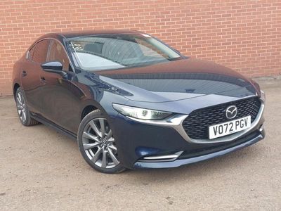 Blue Used 2022 Mazda 3 Inclusive Sedan | £18,498 (A bit pricey)