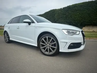 Usado Audi A3 S-Line 2014 Blanco Utilitario