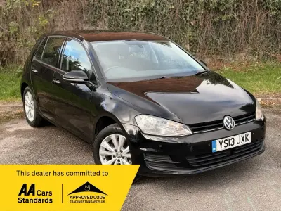 Used VW Golf VII SE 122 HP (89 kW) 2013 Black Hatchback