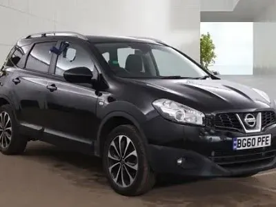 Używany Nissan Qashqai +2 N-TEC 2010 Czarny SUV