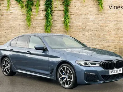 Used BMW 530e M Sport 292 HP (214 kW) 2023 Blue Sedan