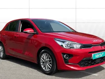 Used Kia Rio 84 HP (61 kW) 2022 Red Hatchback