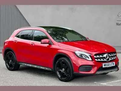 Used Mercedes GLA220 AMG line 174 HP (127 kW) 2018 Red SUV