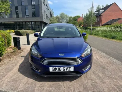 Used Ford Focus Titanium 2016 Blue Hatchback