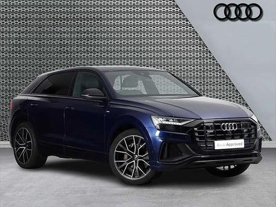 Used Audi Q8 Black Edition 282 HP (207 kW) 2021 Blue SUV
