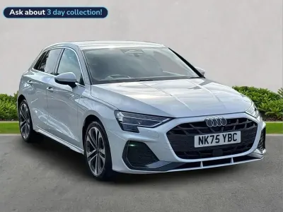 Used Audi A3 S-Line 147 HP (108 kW) 2025 White Hatchback