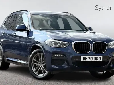 Used BMW X3 M Sport 187 HP (137 kW) 2020 Blue SUV