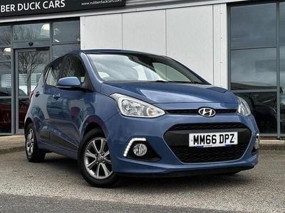 Used Hyundai i10 Premium 87 HP (63 kW) 2016 Blue Hatchback