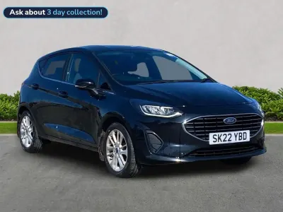 Usado Ford Fiesta Titanium 100 HP (73 kW) 2022 Preto Citadino