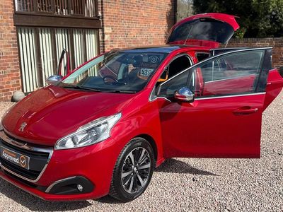 Used Peugeot 208 Allure Premium 2017 Red Hatchback
