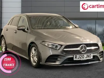 Begagnad Mercedes A200 AMG Line Premium 163 HK (119 kW) 2020 Grå Halvkombi