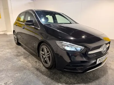 Used Mercedes B200 AMG line 163 HP (119 kW) 2019 Black Hatchback