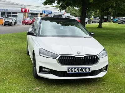 Used Skoda Fabia Colour Edition 110 HP (80 kW) 2022 White Hatchback