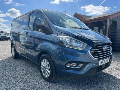 Used Ford Transit Custom Limited 130 HP (95 kW) 2021 Blue Van