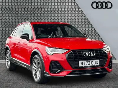 Used Audi Q3 Black Edition 150 HP (110 kW) 2022 Red SUV