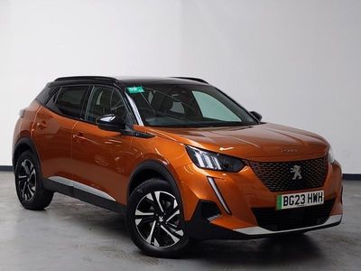 Used Peugeot e-2008 GTi 100 kW (136 HP) 2023 Orange SUV