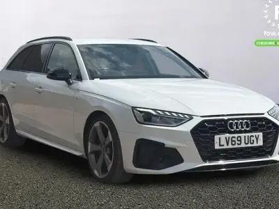 Used Audi A4 Black Edition 150 HP (110 kW) 2019 White Estate