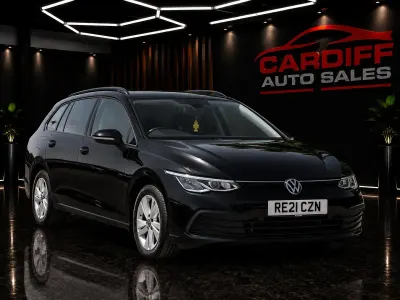 Used VW Golf VII Life 110 HP (80 kW) 2021 Black Hatchback