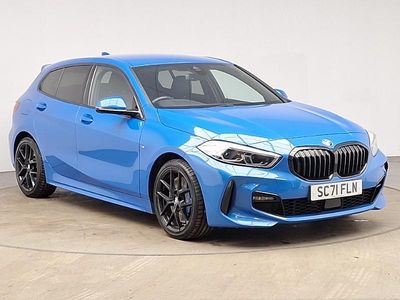 Used BMW 118 M Sport 136 HP (100 kW) 2021 Blue Hatchback