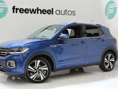 Used VW T-Cross R-line 110 HP (80 kW) 2021 Blue SUV