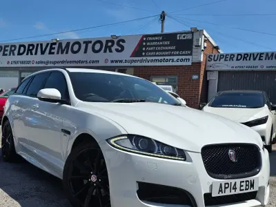 Used Jaguar XF R-Sport 2014 White Estate