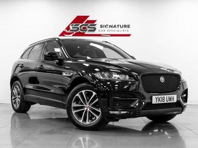 Black Used 2018 Jaguar F-Pace R-Sport SUV | £16,295 (Fair price)