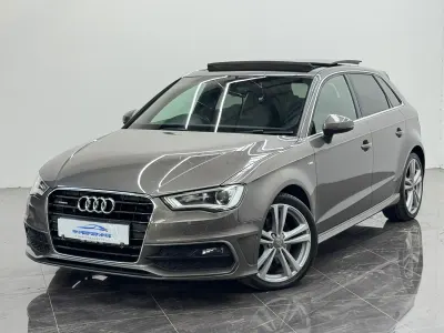 Used Audi A3 Sportback S-Line 184 HP (135 kW) 2014 Grey Hatchback