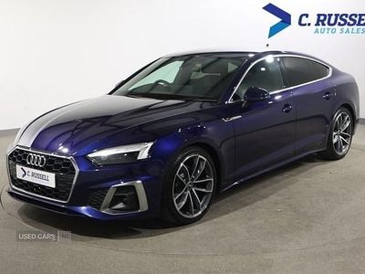 Used Audi A5 S-Line 2023 Blue Coupe