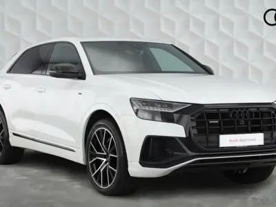 Used Audi Q8 Black Edition 340 HP (250 kW) 2022 White SUV