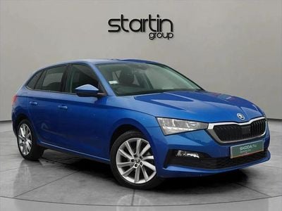 Used Skoda Scala SE L 113 HP (83 kW) 2020 Blue Hatchback
