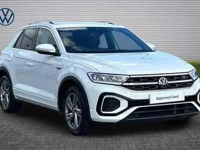 Used VW T-Roc R-line 150 HP (110 kW) 2022 White SUV
