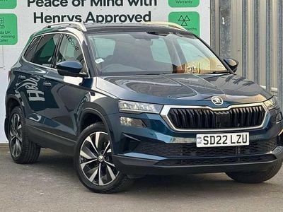 Used Skoda Karoq SE L 147 HP (108 kW) 2022 Petrol blue metallic SUV