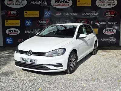 Used VW Golf VII SE 125 HP (91 kW) 2017 White Hatchback