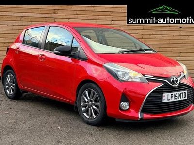 Red Used 2015 Toyota Yaris Hatchback | £6,290 (Fair price)