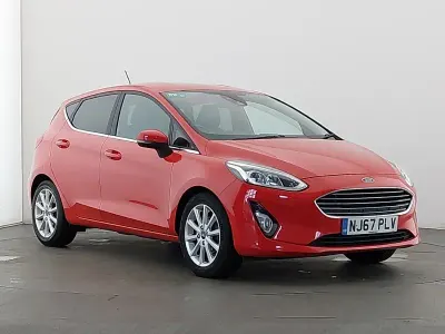 Used Ford Fiesta Titanium X 125 HP (91 kW) 2018 Red Hatchback