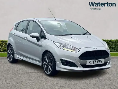 Used Ford Fiesta ST-Line 100 HP (73 kW) 2017 Silver Hatchback