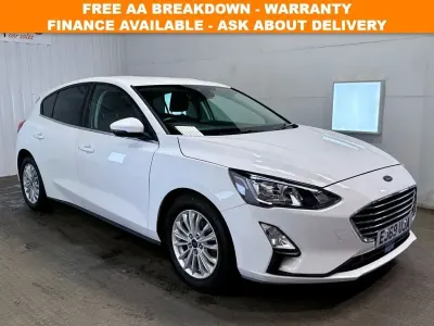 Used Ford Focus Titanium 125 HP (91 kW) 2019 White Hatchback