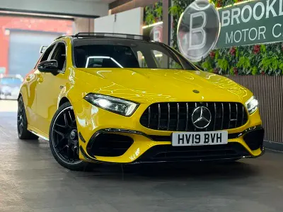 Used Mercedes A35 AMG Premium Plus 2019 Yellow Hatchback