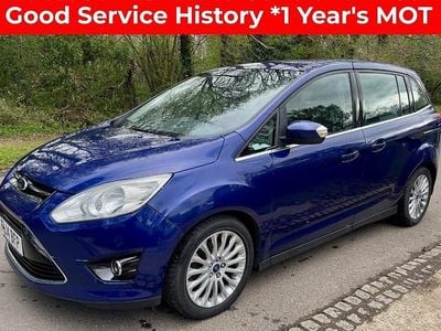 Usado Ford Grand C-Max Titanium 115 HP (84 kW) 2014 Azul Monovolume