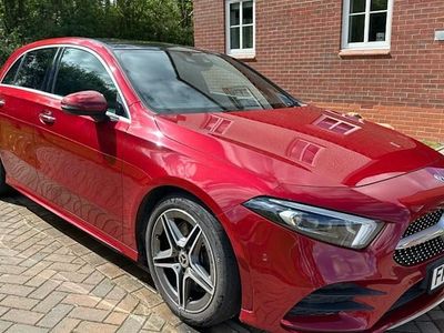Used Mercedes A250 AMG Line Premium Plus 224 HP (164 kW) 2021 Red Hatchback