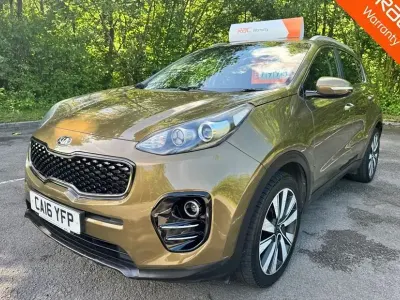 Used Kia Sportage 114 HP (83 kW) 2016 Green SUV