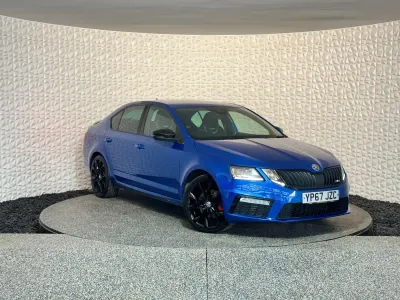 Begagnad Skoda Octavia vRS 184 HK (135 kW) 2017 Blå Halvkombi